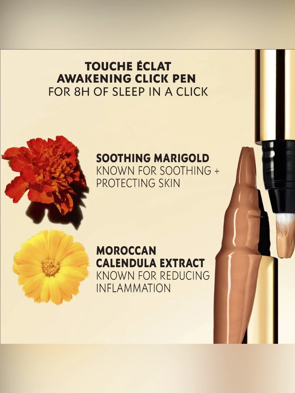 NWT YSL Yves Saint Laurent Touche Éclat Radiant Touch Concealer Click Pen 1.5
